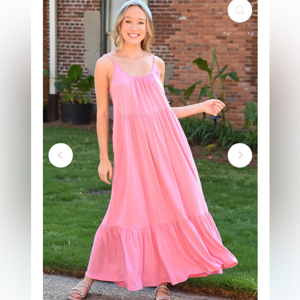 Z Supply Lido Slub Maxi Dress- Size Small.